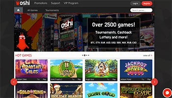 Oshi bitcoin casino